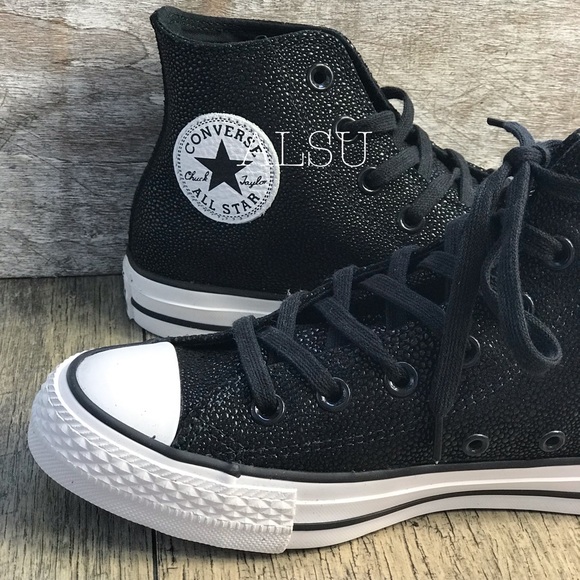 Converse Ctas Stingray Metallic HI Black W AUTHENT - Picture 6 of 7